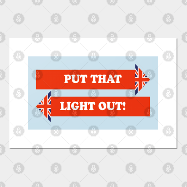 Dad's Army Put That Light Out! Dads Army Plakat i Druk Artystyczny